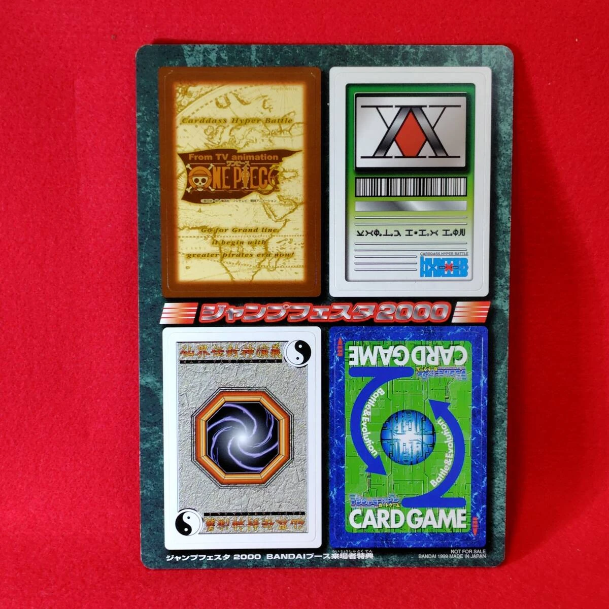 Jump Festa 2000 original giveaway packaging