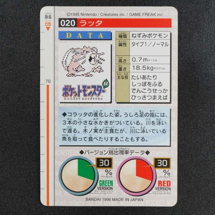 green Raticate reverse
