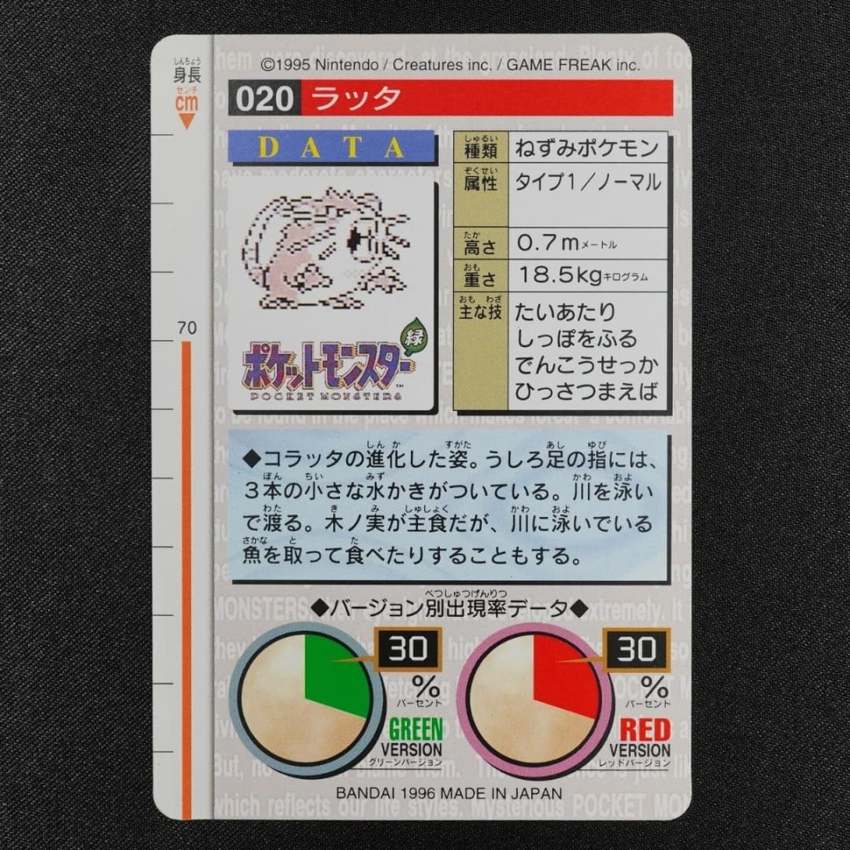 red Raticate reverse