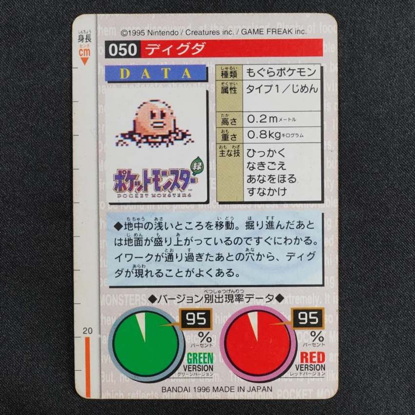 red Diglett reverse