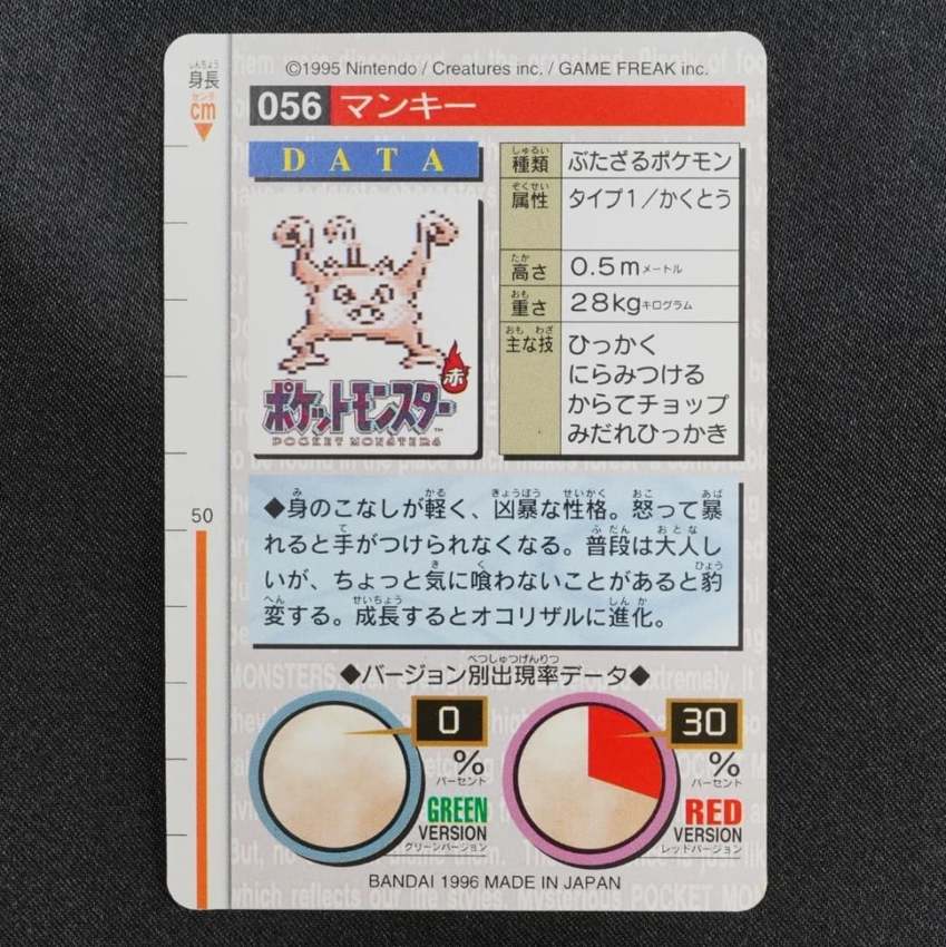 red Mankey reverse