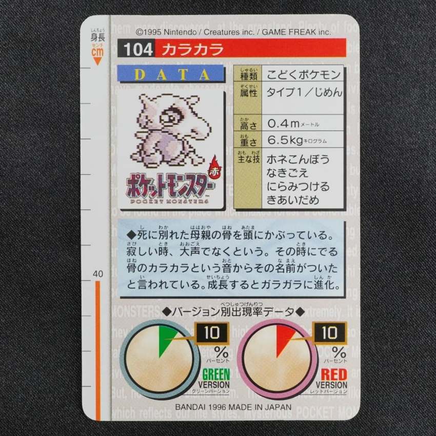 green Cubone reverse