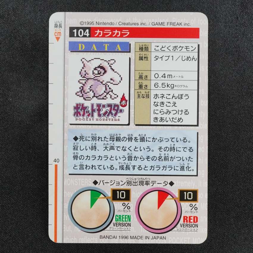 red Cubone reverse