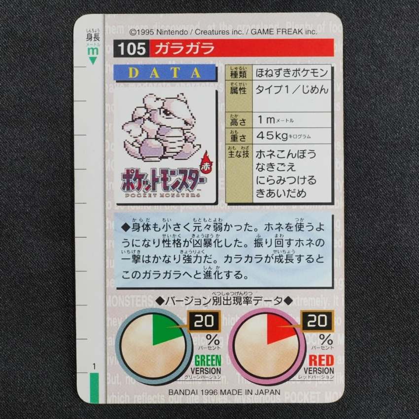 green Marowak reverse