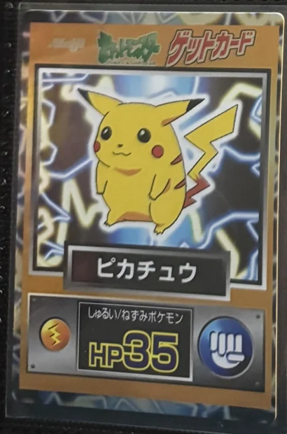 Meiji Get · Pikachu front or recorded specimen detail