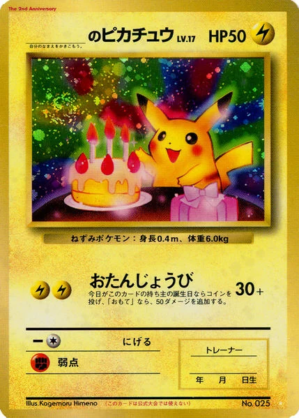 Birthday · Japanese calendar front or recorded specimen detail