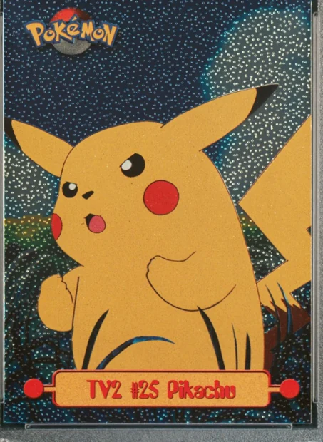 Topps TV2 · silver foil front or recorded specimen detail