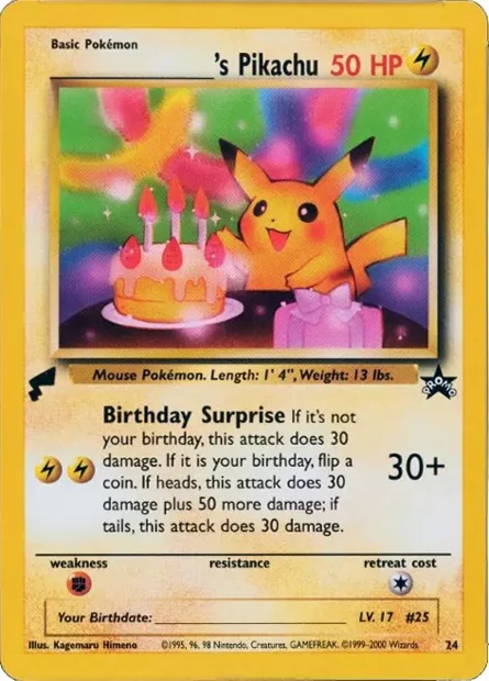 World Collection · EN Birthday front or recorded specimen detail