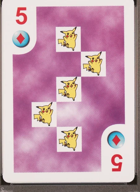 Bicycle playing cards front or recorded specimen detail