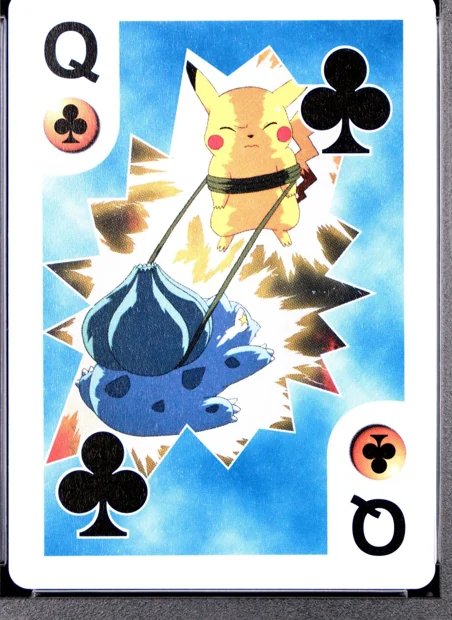 Bicycle playing cards front or recorded specimen detail