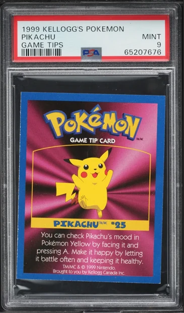 Kellogg’s · Game Tips front or recorded specimen detail