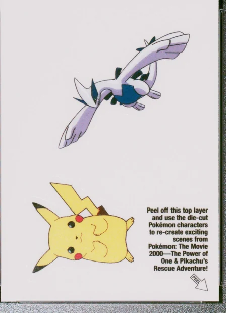 Topps Movie 2000 · sticker 4 front or recorded specimen detail